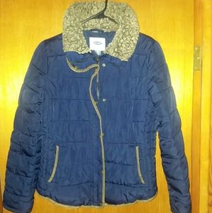 Old Navy Womens XSmall/TPetite Blue Winter Jacket